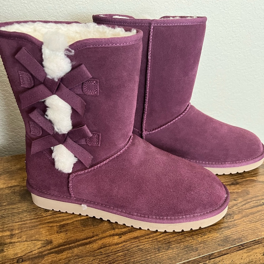Koolaburra Purple Suede Winter Boots